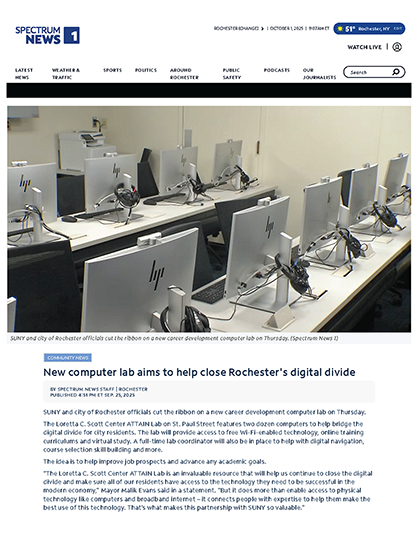 Loretta C. Scott Center ATTAIN Lab